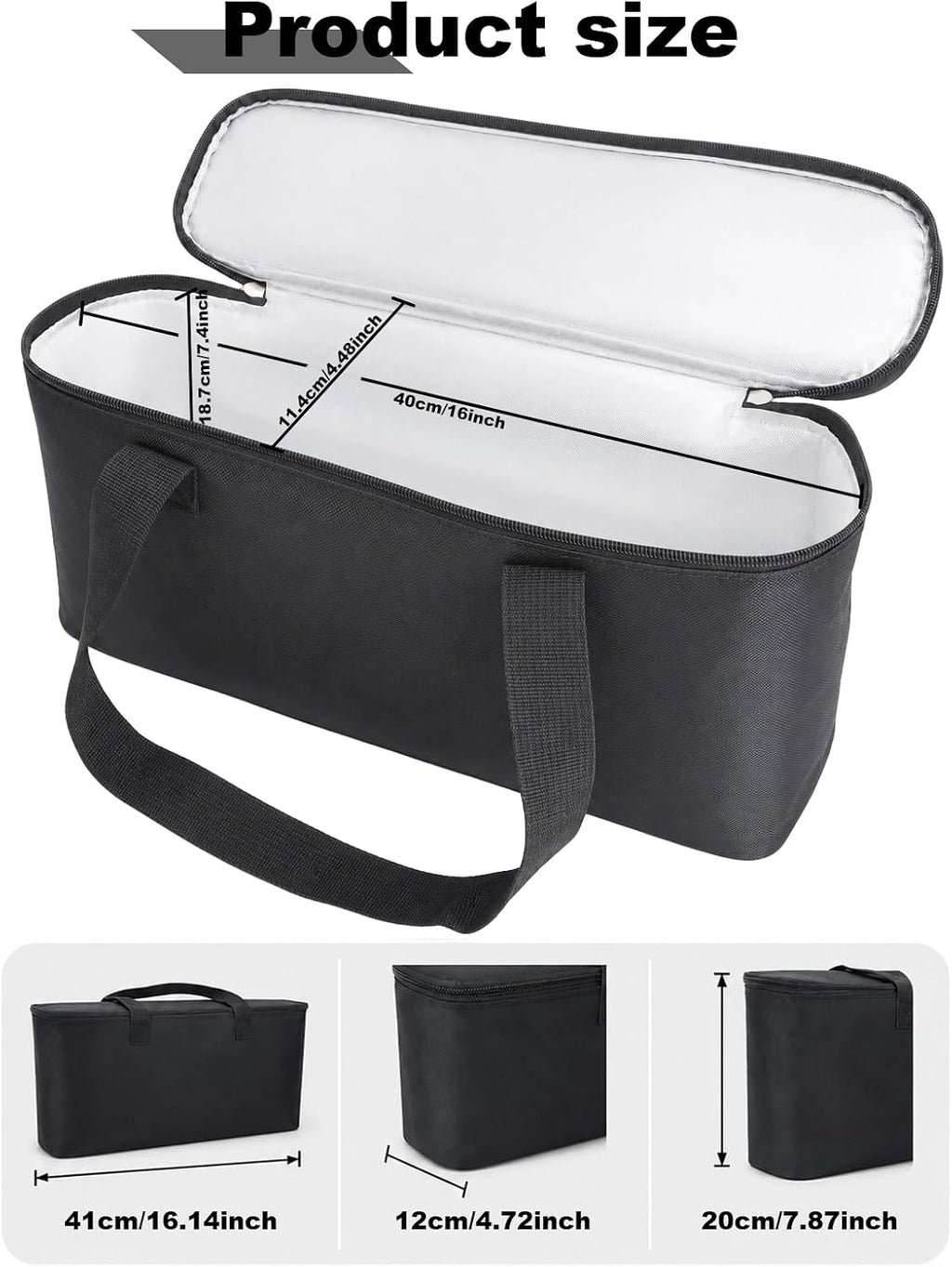 Carrying Bag for Bella 2 Slice Slim Toaster,1-Pack Portable Heat-Resistant Waterproof Bag for 2-Slice Toasters, Fits 35165-063A/35117/35164-063A/35163-063A, Storage-Friendly (Toaster Not Included)