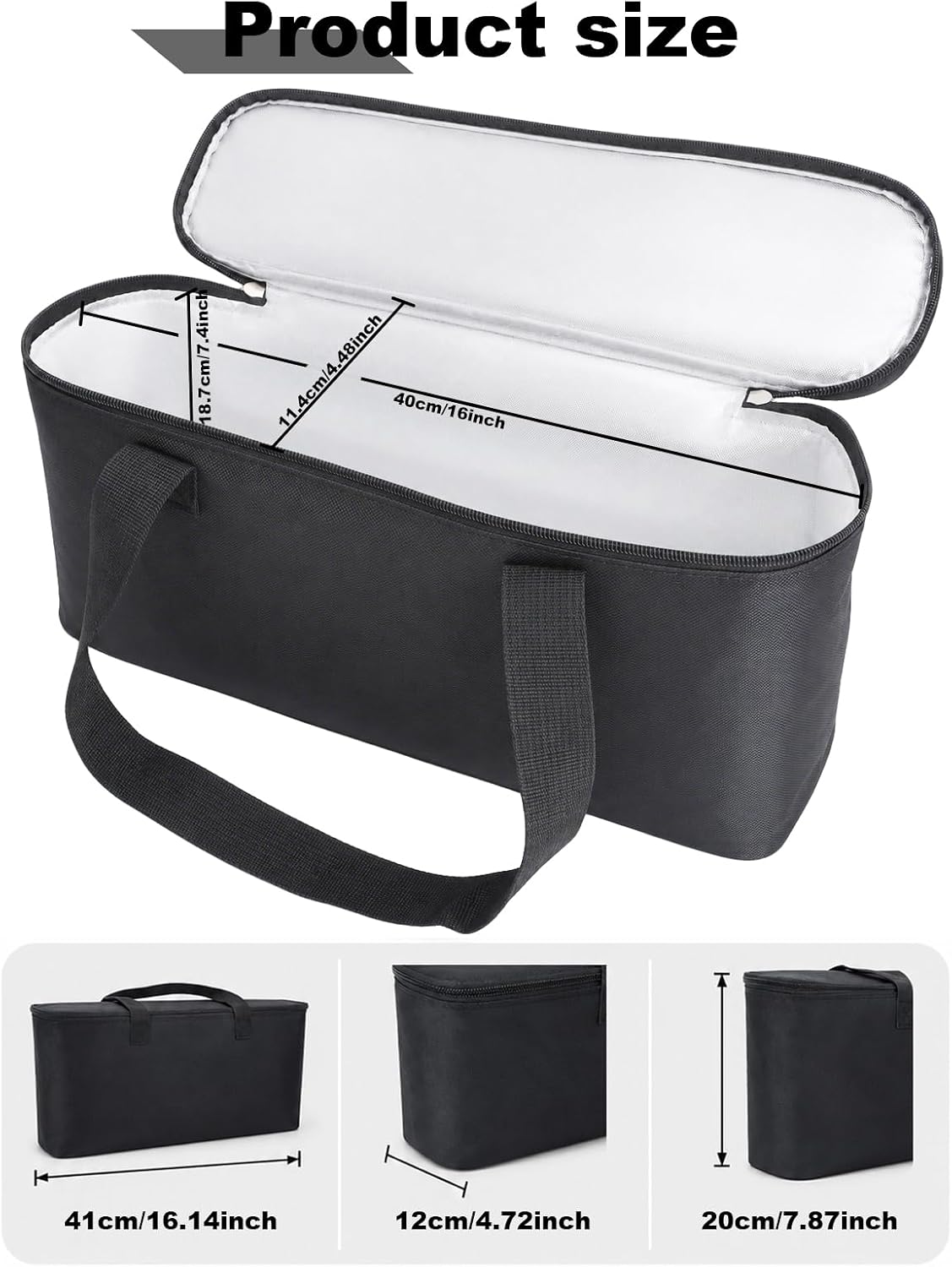 Carrying Bag for Bella 2 Slice Slim Toaster,1-Pack Portable Heat-Resistant Waterproof Bag for 2-Slice Toasters, Fits 35165-063A/35117/35164-063A/35163-063A, Storage-Friendly (Toaster Not Included)